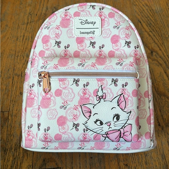 Loungefly Handbags - Disney loungefly aristocats Marie roses mini backpack
